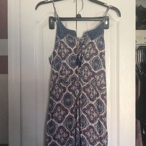 Long spaghetti strap dress